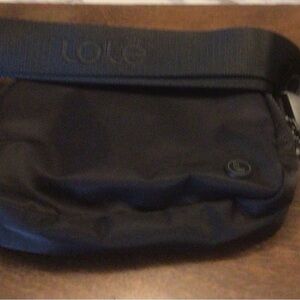 Lole Black Men's Belt Bag with Subtle Logo